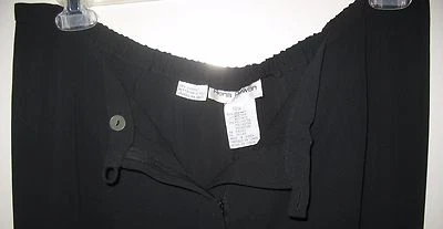 PANTALONES RENA ROWAN - NEGROS - ESPALDA MEDIA ELÁSTICA CINTURA CREMALLERA DELANTERA - TALLA GRANDE 18W Foto 1 de 4