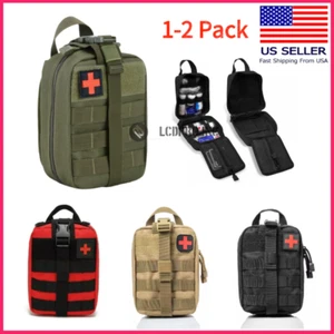 Tactical First Aid Kit Medical Molle Rip Away EMT IFAK Survival Pouch Empty Bag - Picture 1 of 20