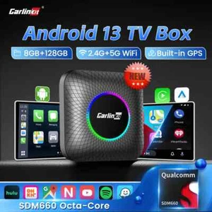 Android13 TV Box CarPlay Ai Box 8G+128G Wireless CarPlay Auto WiFi Streaming Box - Picture 1 of 23