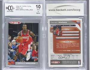2004-05 Topps Total Silver Gerald Wallace #263 BCCG Mint