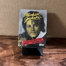 Vintage 1984 Michael Jackson Topps Trading Cards Package Sealed Unopened
