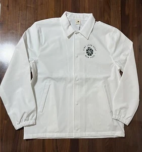 Aime Leon Dore ALD / New Balance SONNY League Coaches Jacket White FW22 Size XL - Picture 1 of 15