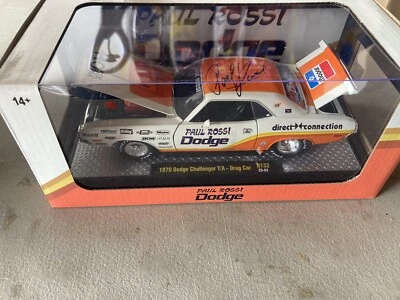 M2 machines  Dodge 440 Challenger T/A 1970  , 1/24,Signed by Paul Rossi (1/200) - Image 1 of 4