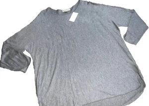 MICHAEL Michael Kors Gray Tunic Lightweight Sweater Womens Size 2X NEW **FLAW** - Picture 1 of 23