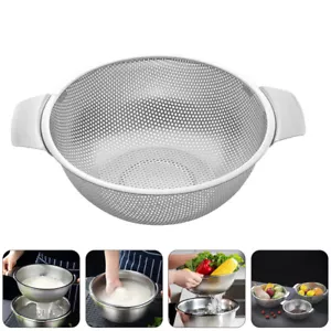 Pasta Strainer Plastic Colander Vegetable Drainer Rice Washing Bowl - Picture 1 of 12