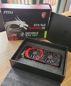 MSI NVIDIA GeForce GTX 960 Gaming 2G GDDR5 Graphics Card w/ 6 To 8pin Adapter - Picture 1 of 18