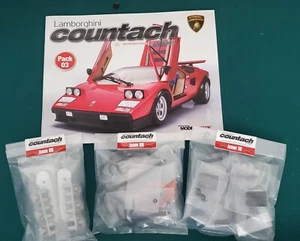 1/8 DeAgostini BUILD YOUR OWN LAMBORGHINI COUNTACH LP500S ISSUE #3. Pack 8-9-10 - Picture 1 of 3