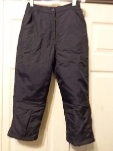 L.L. BEAN SKI/SNOWBOARD INSULATED PANTS YOUTH 8 BLACK - Picture 1 of 6