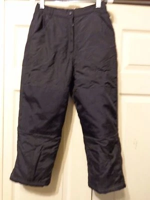 L.L. BEAN SKI/SNOWBOARD INSULATED PANTS YOUTH 8 BLACK - Image 1 of 4