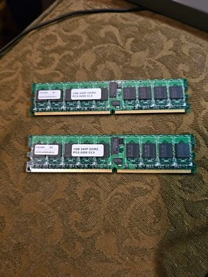 2 SimpleTech 90000-40525-001U 1GB PC2-3200 Desktop CL3 240P Memory RAM Stick 1G - Image 1 of 3