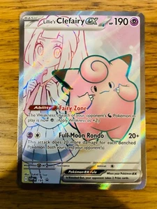 N-MINT! Lillie's Clefairy SVP195 Journey Together Black Star Promo Pokemon Card! - Picture 1 of 4