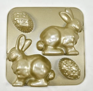 Williams Sonoma Nordic Ware Bunny Cake Pan 3D Easter Egg Bunny Rabbit - Picture 1 of 12