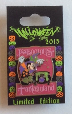 Prendedor de Halloween Disney 2015 Minnie Mouse Fabuloso en Fantasyland LE 4000 Foto 1 de 4