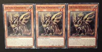 Yu-Gi-Oh! 3x Gizmek Naganaki, der Sonnenaufgangs-Anzeiger, MP22-DE131, 1.A., NM - Bild 1 von 4