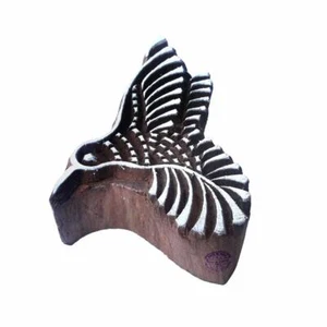 Hummingbird Shapes Handcrafted Print Wood Stamps Blocks for DIY Henna Fabric  - Picture 1 of 4