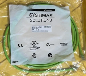 Systimax Solutions CPC7732-04F010 - GS10E-GN10 Green Cable Buy Multiple Discount - Picture 1 of 8