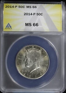 2014-P Kennedy Half ANACS MS-66 (2330059) - Bild 1 von 4