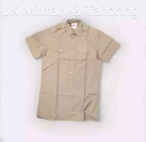 New FAD British Army no2 uniform Short Sleeve Mans Fawn Shirt future issue - Picture 1 of 9