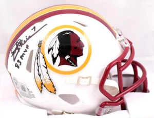 Joe Theismann Signed Washington Flat White Speed Mini Helmet w/83 MVP-Beckett W - Picture 1 of 11