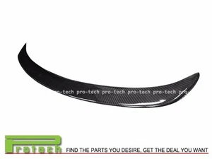 3D Type Carbon Fiber Trunk Boot Spoiler Lip For 2011-2016 BMW F10 520i 528i 535i - Picture 1 of 4