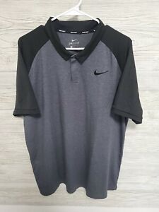 Nike Golf Black Polos for Men for sale | eBay