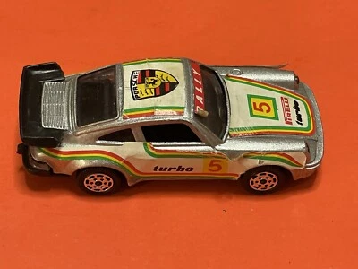 1979 Mattel Super Hot Wheels Mebetoys PORSCHE 911 Silver Rally 1/43 - Immagine 1 di 4