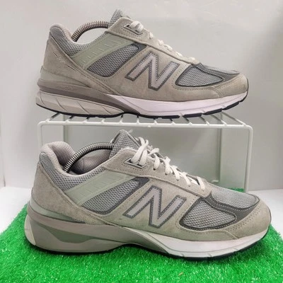 New Balance 990v5 Gray Men's Size 9 D Suede Shoes Comfort Made In USA Sneakers  - Image 1 of 4