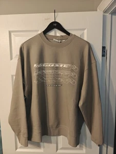 Lacoste Loose Fit Branded Sweatshirt SIZE 7 OR XXL gray color brand new !!!! - Bild 1 von 8