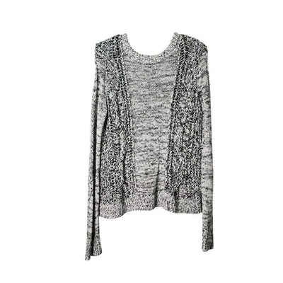 Suéter Diane Von Furstenberg Ettie Talla M Tejido Lana Lino Cremallera Trasera Gris Foto 1 de 4