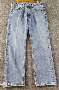Levi's 505 Straight Fit Denim Jeans Herren 34x30 blau leichtere Waschung Great Fade Cott - Bild 1 von 20