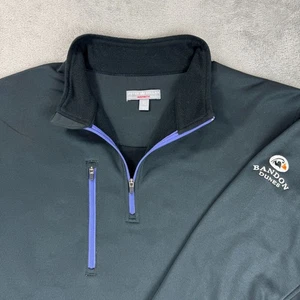 Pullover Peter Millar Warmth Para Hombres Talla XL 1/4 Cremallera Rendimiento Brandon Dunas Golf - Imagen 1 de 9