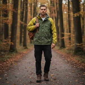 Marmot Jacket Mens XXL Removable Hood Wind Water Resistant Nylon - Picture 1 of 9