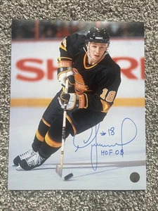 Igor Larionov Autographed Vancouver Canucks Game Action 8x10 Photo w COA - Picture 1 of 2