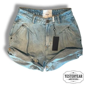 NWT One Teaspoon Kansas Street Walker Shorts 80s High Waist Denim Shorts sz 26 - Picture 1 of 13