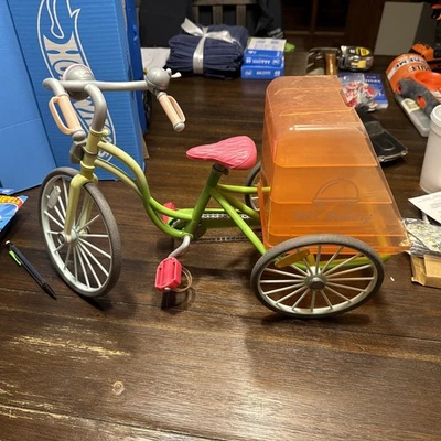 Our Generation Delivery Bicicleta Juguete Accesorio para Muñecas de 18 Pulgadas Poco Uso Estado Foto 1 de 4