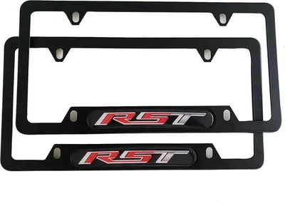 Soporte de cubierta de marco de matrícula RST, negro para Silverado 1500 Tahoe Yukon, Truc Foto 1 de 4