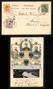Three Kings Russia Germany Austria Postcard 1901 Mysolowitz Poland, Lovely Card - Picture 1 of 3