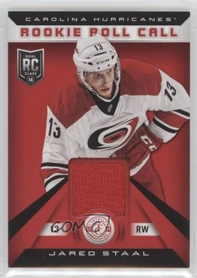 2013-14 Totally Certified Rookie Roll Call Red Jersey Jared Staal #RR-JAS RC - Image 1 of 2