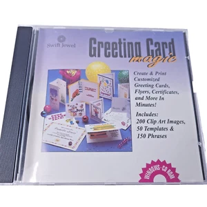 1995 tarjeta de felicitación mágica, PC CD-ROM Swift de colección Windows - Imagen 1 de 4
