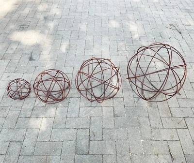 Drahtkugel Kugel 20cm bis 50cm Edelrost Rost Metall Ball Eisenkugel Rostkugel - Bild 1 von 4