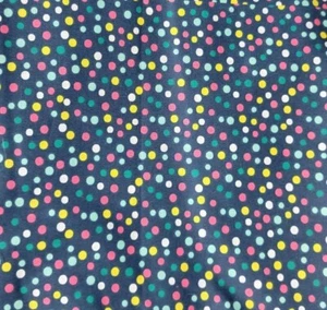 Mehrere Farben kleine Punkte Druck 3 Yards 44" breit 100% Baumwolle Stoff - Bild 1 von 2