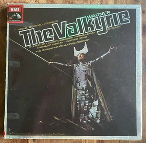 RICHARD WAGNER - THE VALKYRIE  NEAR MINT  5 LP BOX SET / BOOK / LIBARY COPY - Picture 1 of 12
