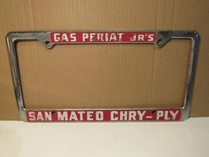Ford Dealership Metal License Plate Chrome Embossed Metal - Picture 1 of 2
