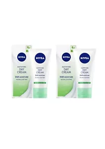 2 x NIVEA Mattifying Day Face Cream 50ml Oily & Combination Skin WORLDWIDE SHIP - Picture 1 of 2