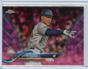 2018 Topps Chrome Update Pink Refractors #HMT70 Aaron Judge - Picture 1 of 1