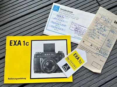 EXA 1 C  Kamera / Camera  1,8/50 MC Obj.- lens & case - NEUWERTIG ! Classic-C - Bild 1 von 4