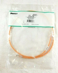 UTP28X3OR Panduit 3 FT Patchcord, TX6A-28, Category 6A Performance, 28AWG - Picture 1 of 4