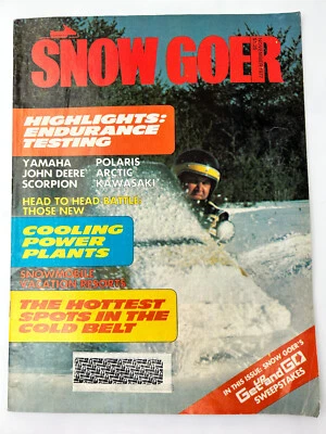 SNOW GOER Snowmobile Magazine November 1977 Vintage - Image 1 of 4