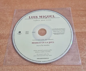 LUIS MIGUEL Sabes una cosa SPAIN PROMO CD SINGLE ULTRA RARE 2004 OUT OF PRINT - Picture 1 of 1