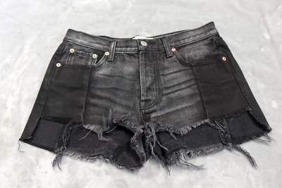 Pantalones cortos Free People We The Free 27 de mezclilla para mujer corte desgastado dobladillo crudo Foto 1 de 4